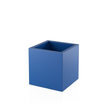 Kwadratowa donica Pixel Pot koloru niebieskiego i wwysokości 50 cm do domu i ogrodu