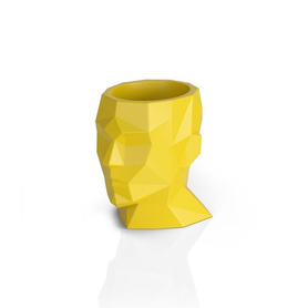 Designerska donica Adonis żółta 40 cm