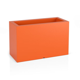 Prostokątna donica Lungo Maxi pomarańczowa 50 cm   