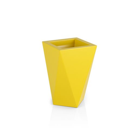 Designerska donica Vaso 59 cm żółta    