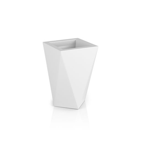 Designerska donica Vaso 59 cm biała