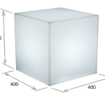 Podświetlana kostka Tobillo LED RGB wymiary